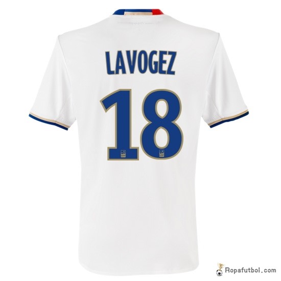 Camiseta Lyon Replica Primera Ropa Lavogez 2016/17 Blanco